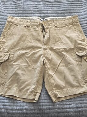 Polo by Ralph Lauren Khaki Cargo Shorts - Tan Sz 42